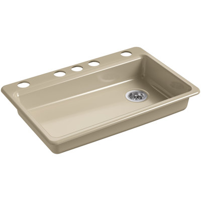 Évier de cuisine à simple cuve encastrable L 33 po x l 22 po Riverby®