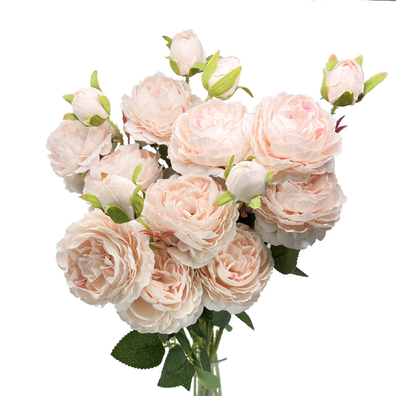 24 " Fabric Peony Arrangement, Light Pink