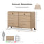Commode double 6 tiroirs Stanger