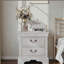Table de chevet classique en bois blanc-1868698895