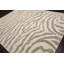 Tapis beige en laine / soie touffeté à la main à imprimé animal Prabhas-523764419