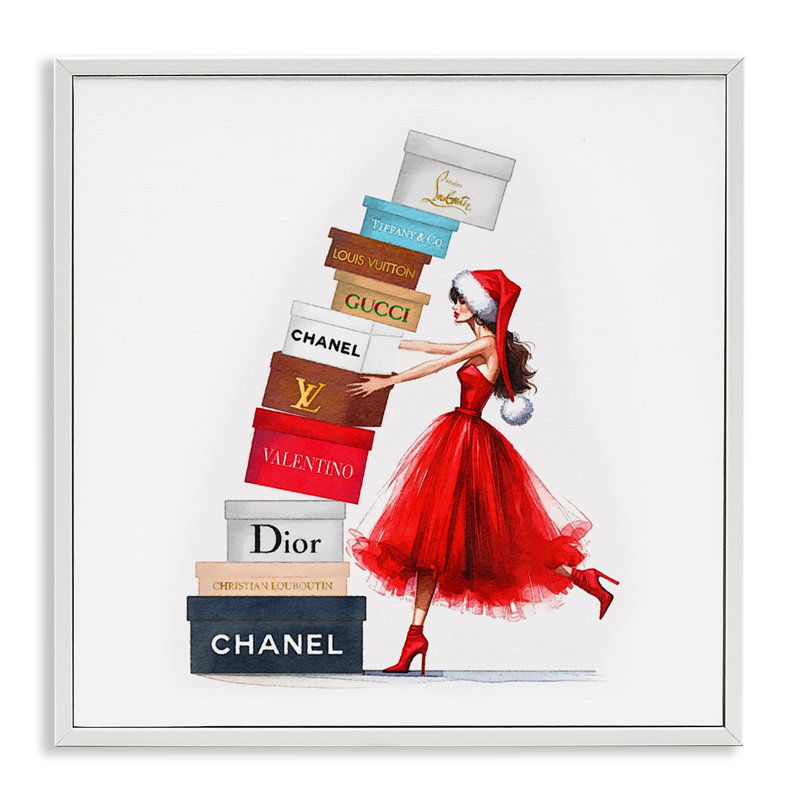 Art de la giclée encadrée par Amanda Greenwood, Giclée encadrée noir minuit, H 24 po x l 24 po
