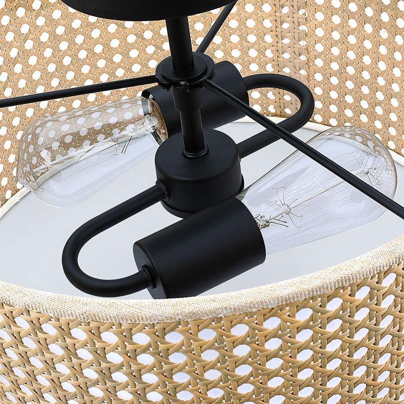 Arlenis Plastic Semi Flush Mount