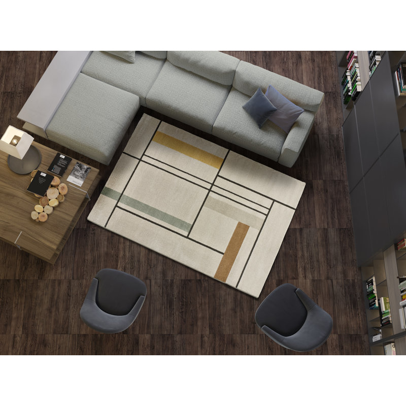 Pottsgrove Geometric Area Rug, Rectangle 120 x 170cm