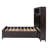 Full Size Wooden Bed With All-In-One Cabinet And Shelf-112674736