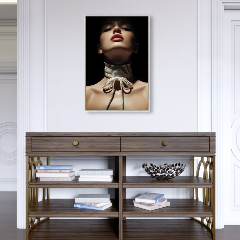 Pearl Constellation Print by Oliver Gal, 46"H x 31"W, Silver Floater Frame