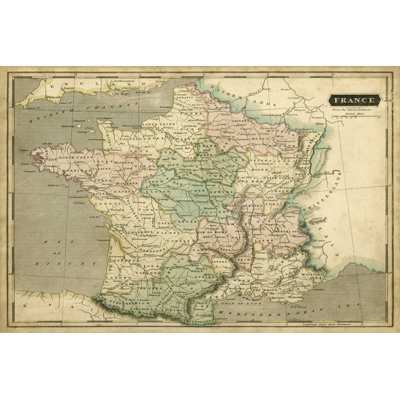 Carte de Thomsons de la France