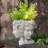 Lady Head Bust Flower Planter Plant Pot