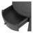 Arista Watkins Round Side/End Table, Brushstroke Black