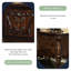 Simple table de chevet noire