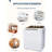 17.8lbs Portable Washing Machine, 2 In 1 Washer Machine, Twin Tub Washing And Spining Combo Machine, Portable Washer For Apartment, Dorms, Rvs, Camping And More (brown)