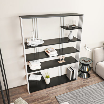 Lakayla 160cm H x 120cm W Corner Bookcase