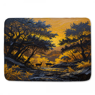 Tapis de bain Deer In Forest