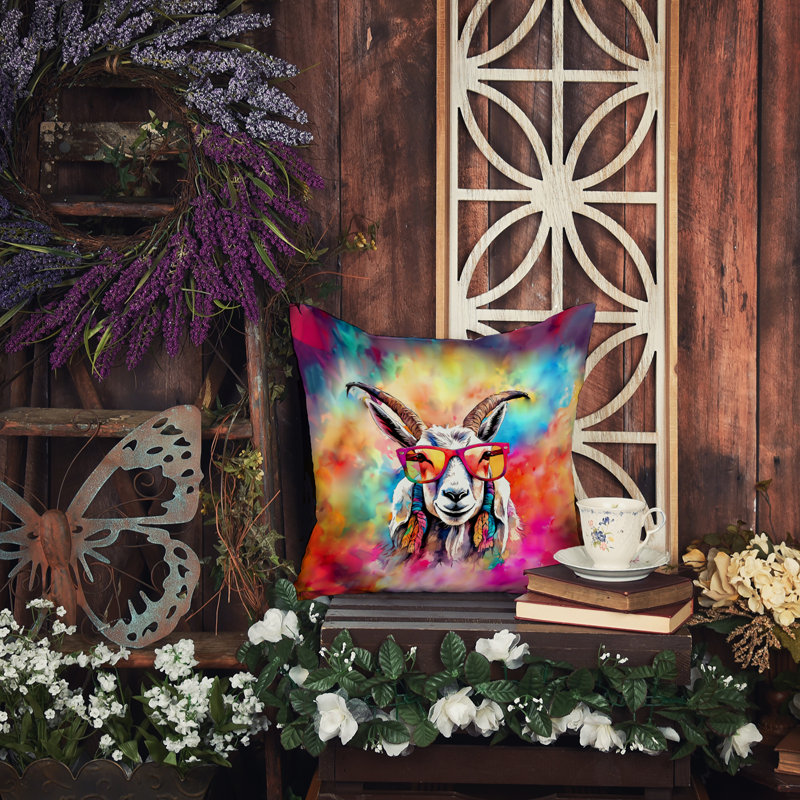 Coussin Hippie, H 14 po x l 14 po