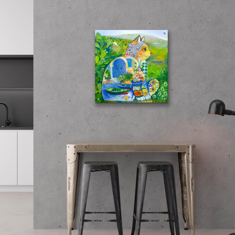 Art mural en verre 24 pi x 24 po Latitude Run