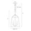 Luminaire suspendu géométrique 4 lumières Emperador-859576588