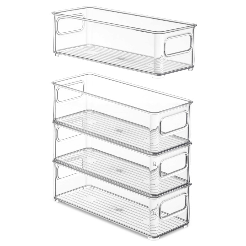 Ensemble de 8 bacs de rangement pour réfrigérateur