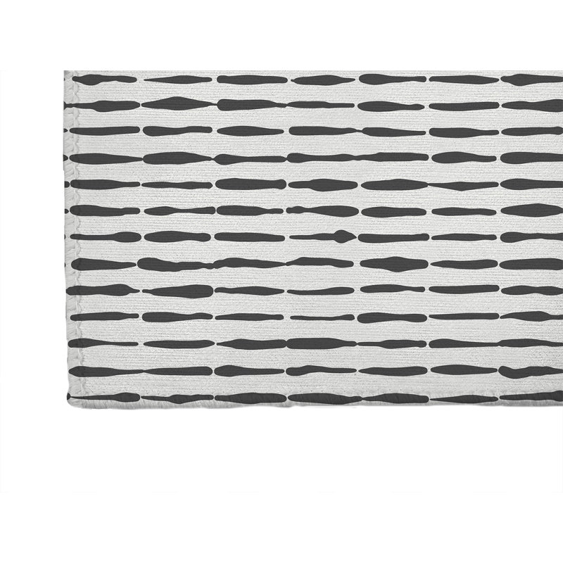 Chuck Kids Play Mat, Rectangle 60" x 84", Ivory/Charcoal