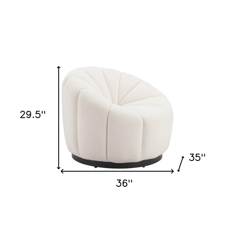 Fauteuil demi-tonneau 36 po