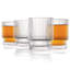 Verres à l'ancienne, cannelés