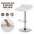 Aryelle Swivel Upholstered Adjustable Height Counter Stool with Metal Frame-95031697