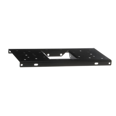 Galvanized Steel Mailbox Mounting Board, Black