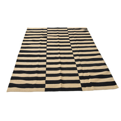 Tapis noir et blanc Ohlson