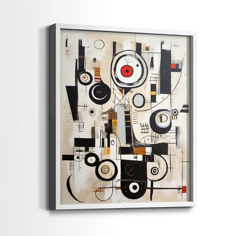 "ABSTRACT Series D III" par J Paul, Blanc / Blanc, H 15 po x l 12 po