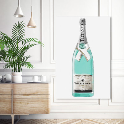 " Drinks And Spirits Priceless Champagne Bottle " by Oliver Gal
