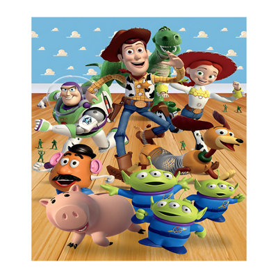 Décoration de chambre à coucher pour lit de bébé Toy Story, 59 x 51 po
