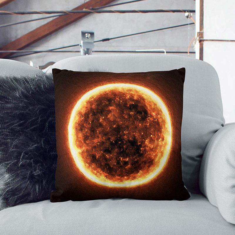Square Throw Cushion, 40cm H x 40cm W x 15cm D