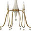 Clay 8 - Light Candle Style Chandelier with Beaded Accents