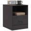 34.5cm W Steel Bedside Table-101281123