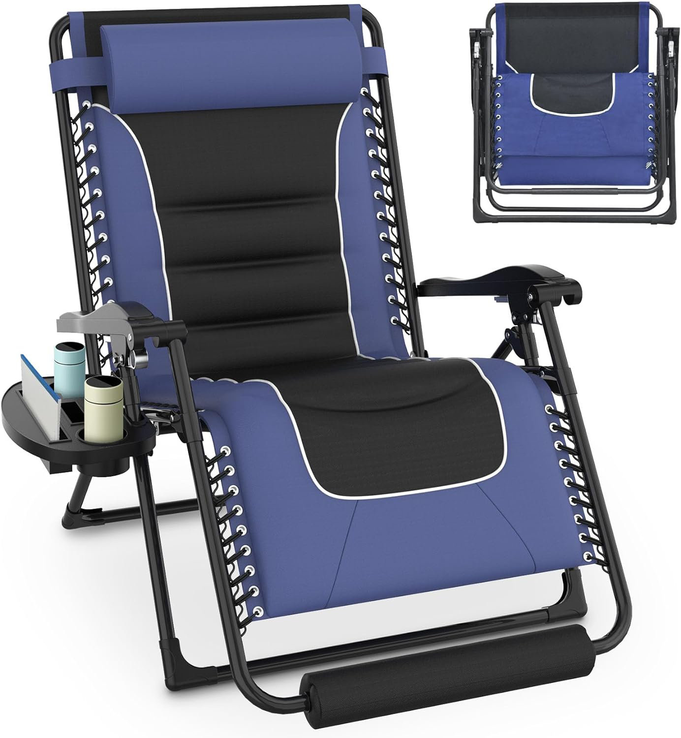 Arlmont & Co. Oversized Zero Gravity Chairs, 29in XL Folding Outdoor