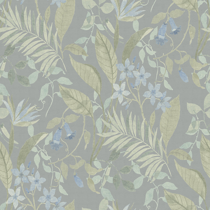 Papier peint adhésif Jesinda Cobalt, Vert