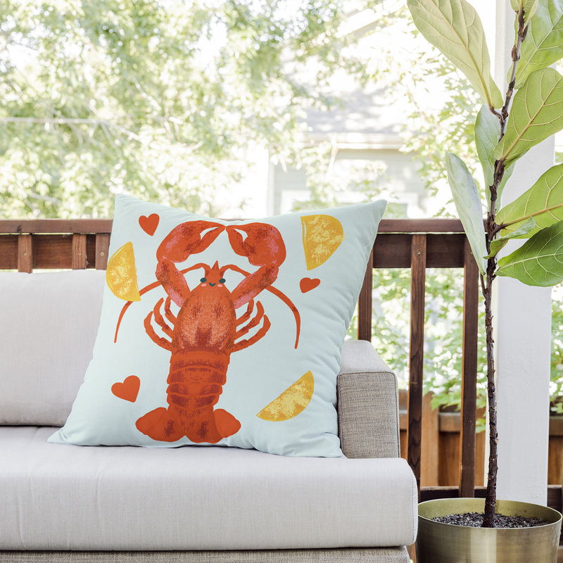 Coussin Design Lob You, 26 po x 26 po