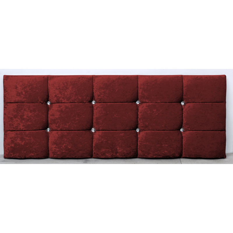 Dye Upholstered Headboard, Single (3'), Red