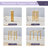 Transparent Round Tempered Glass Table with Adjustable Golden Metal Legs, Telescopic Support, Suction Cup Stability, and Foldable Space-Saving Design.