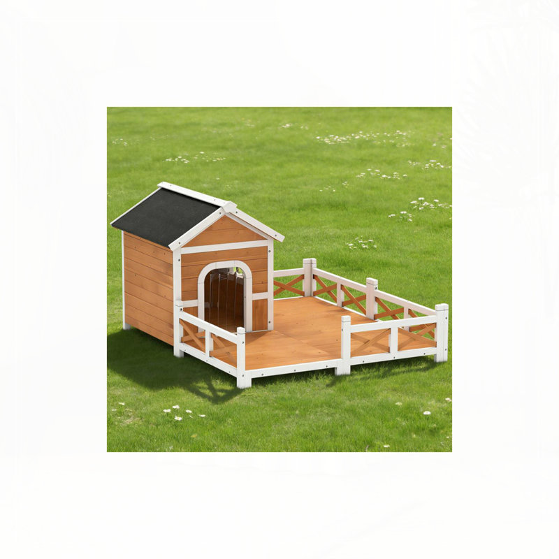 Abri pour chien, niche pour chien d'extérieur en bois