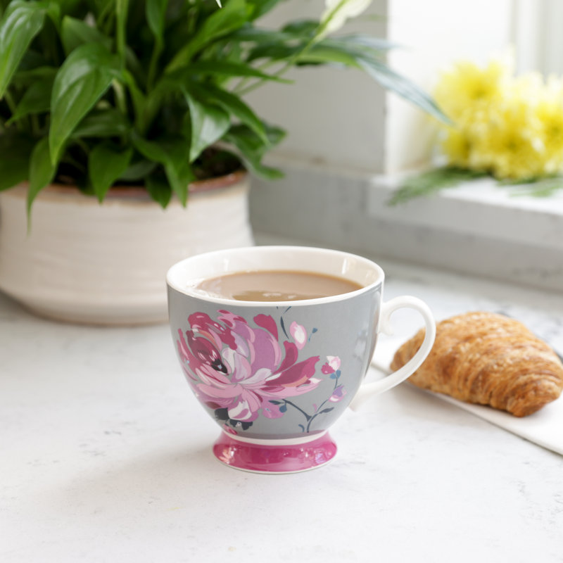 Flower Bone China Mug, 12