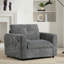 Fauteuil en chenille avec assise large-783312103