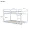 Lit superposé simple au-dessus de simple-770287386