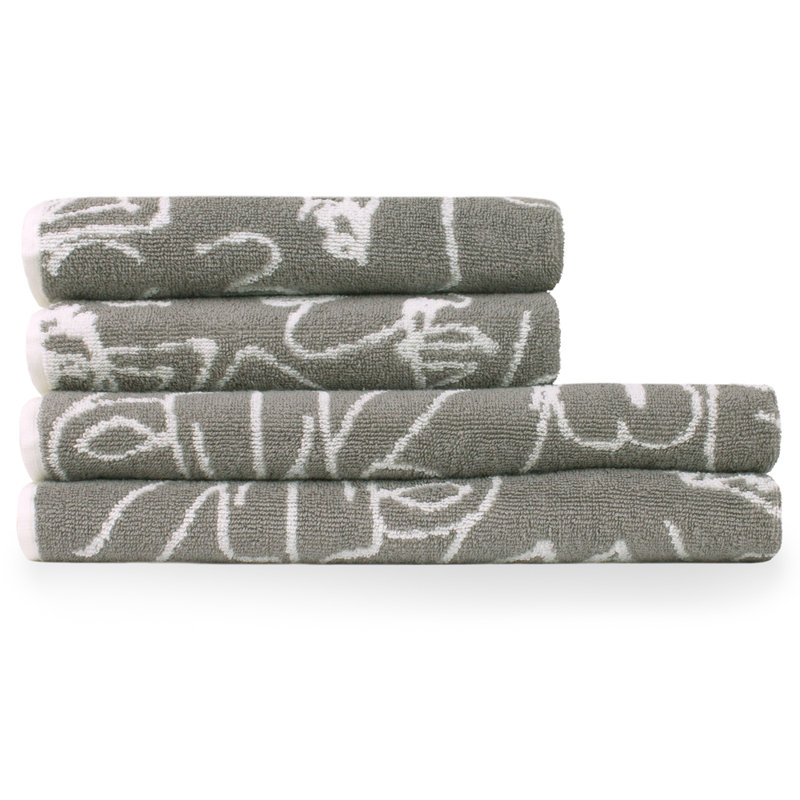 Midweight Jacquard Mulit-Size Set, Grey