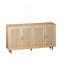 Console en bois avec 2 armoires, bois