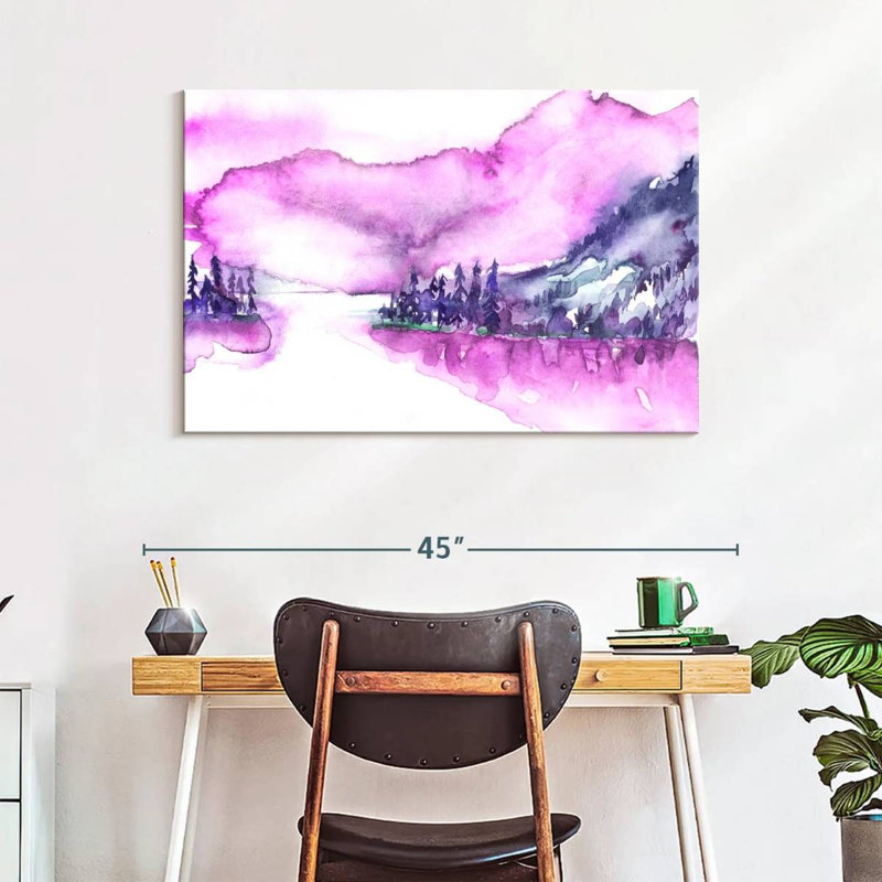 Avery Pink Mountain, 26" H x 39" W