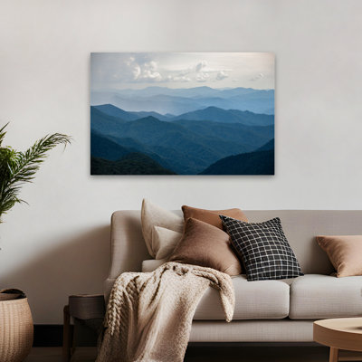 Bleu, brume, paysage de montagne, paysage, photographie de la nature, photographie de montagne, ciel, art contemporain