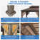16 Ft. W x 12 Ft. D   Pro Series Aluminum Patio Gazebo,  Premium Gazebo，Hardtop Gazebo  Curtain and Netting for Patio, Lawn and Garden, Brown