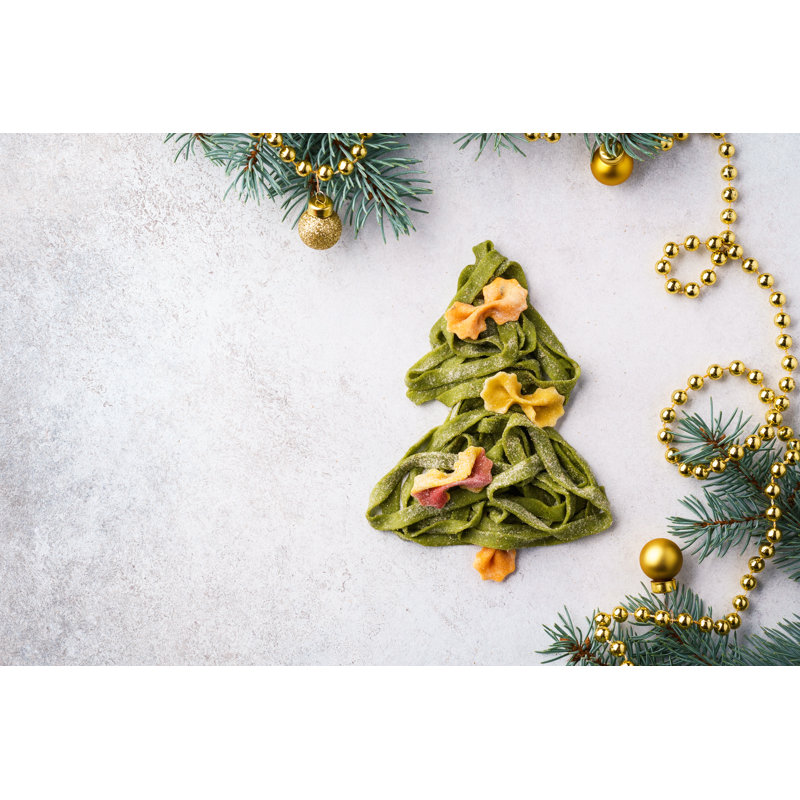 Christmas Tree - Wrapped Canvas Print, 30cm H x 46cm W x 3.8 cm D
