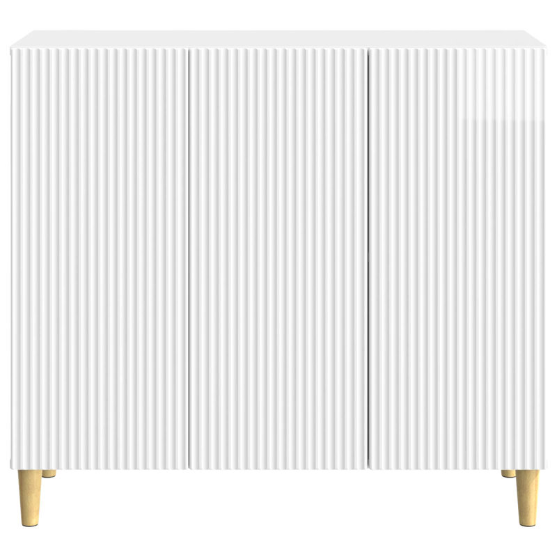 89cm Sideboard, High Gloss White