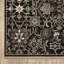 Tapis gris anthracite / brun clair en laine mélangée Kuester-448290406